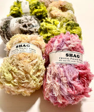 Load image into Gallery viewer, Christmas gift, Colourful Yarns, Junk Journal Yarn, Scrapbook Yarn, Art Grab Bag, Fluffy Eyelash Rainbow Ice Yarn, Novelty Fiber, Crafting