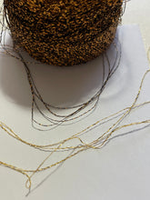 Load image into Gallery viewer, Lurex Yarn, Shining Glitter Metallic Knitting Yarn, Sparkle Thread for Felting, Knitting, Crochet, Scrapbooking, Junk Journals, Weaving