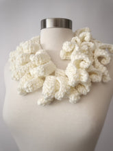 Load image into Gallery viewer, Crochet Lariat Necklace, Crochet Necklace, Crochet Scarf Handmade Necklace Rope Scarf Boho lariat Crochet Jewelry, Crochet Lariat Scarf Gift-The Garden of Felt by Marina