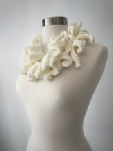 Load image into Gallery viewer, Crochet Lariat Necklace, Crochet Necklace, Crochet Scarf Handmade Necklace Rope Scarf Boho lariat Crochet Jewelry, Crochet Lariat Scarf Gift-The Garden of Felt by Marina