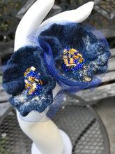 Load image into Gallery viewer, Flowers Felted Bracelet, Braided Wool Bracelet, Women's Bracelet, Felt Bracelet, Unusual Accessory, Wool Accessories, Wool Jewelry-The Garden of Felt by Marina