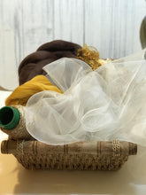 Load image into Gallery viewer, Margilan Silk Organza Gauze for Nuno Felting, Natural Silk Craft Supplies, Silk For Scarves, Margelan Silk Organza for Wet Felting-The Garden of Felt by Marina