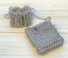 Load image into Gallery viewer, Hand Knitted Bracelet for Women, Knit Jewelry, Unique Fashion Accessories, Cuff Bracelet, Women’s accessories.-The Garden of Felt by Marina