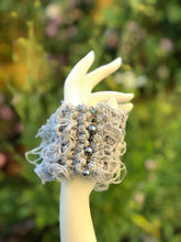 Load image into Gallery viewer, Hand Knitted Bracelet for Women, Knit Jewelry, Unique Fashion Accessories, Cuff Bracelet, Women’s accessories.-The Garden of Felt by Marina