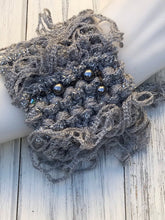 Load image into Gallery viewer, Hand Knitted Bracelet for Women, Knit Jewelry, Unique Fashion Accessories, Cuff Bracelet, Women’s accessories.-The Garden of Felt by Marina