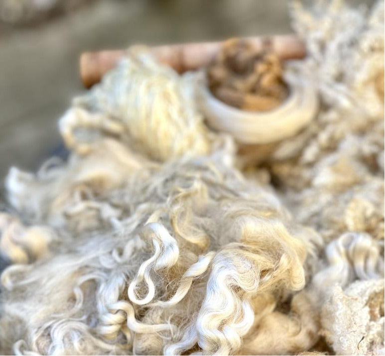 Wool / Viscose Felt White - Wool Fabric
