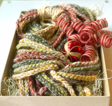 Load image into Gallery viewer, Multi-colored Chunky Infinity Crochet Scarf for Women-The Garden of Felt by Marina