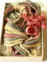 Load image into Gallery viewer, Multi-colored Chunky Infinity Crochet Scarf for Women-The Garden of Felt by Marina