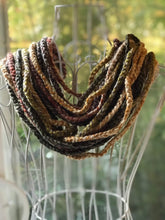 Load image into Gallery viewer, Multi-colored Chunky Infinity Crochet Scarf for Women-The Garden of Felt by Marina