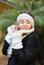 Load image into Gallery viewer, Wool HeadBand and Mittens Set