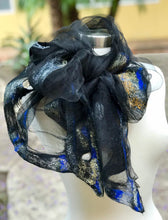 Load image into Gallery viewer, Women Felted Scarf, Wedding Wrap, Gauze Scarf for Women-The Garden of Felt by Marina