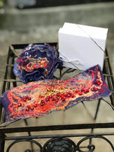 Load image into Gallery viewer, Red Cuff Felted Bracelet, Women Bracelet, Multicolor Bracelet-The Garden of Felt by Marina