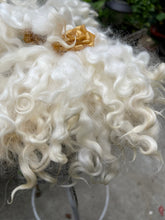 Load image into Gallery viewer, Christmas gift, Natural locks, Wool fleece for felting, Spinning, Needle felting, Waldorf hair, Minifee monster, Doll making, Craft supply