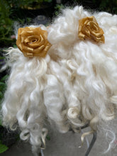 Load image into Gallery viewer, Christmas gift, Natural locks, Wool fleece for felting, Spinning, Needle felting, Waldorf hair, Minifee monster, Doll making, Craft supply