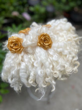 Load image into Gallery viewer, Christmas gift, Natural locks, Wool fleece for felting, Spinning, Needle felting, Waldorf hair, Minifee monster, Doll making, Craft supply