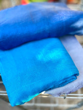 Load image into Gallery viewer, Valentines day gift, Dyed Margelan Rarefied Silk, Felted Supplies, Silk Fabric, Silk By Yard, Uzbek Natural Silk, Materials for Wet Felting