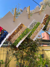 Load image into Gallery viewer, Set Royal Double Sequins Cotton Yarn for Nuno Felting, Knitting, 6mm & 3mm Sequins-The Garden of Felt by Marina