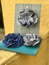 Load image into Gallery viewer, Flower Brooch for Women, Wool Flower Pin Brooch, Bridal Gift-The Garden of Felt by Marina