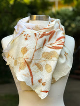 Load image into Gallery viewer, Handmade Felted Scarf with Eco print for Women-The Garden of Felt by Marina