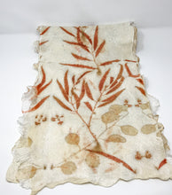 Load image into Gallery viewer, Handmade Felted Scarf with Eco print for Women-The Garden of Felt by Marina