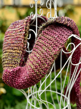 Load image into Gallery viewer, Knitted Scarf for Women with fringe-The Garden of Felt by Marina