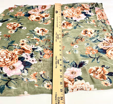 Load image into Gallery viewer, Floral Fabric, Materials for Felting, Felting Supplies for Wet Nuno Felting, Silk Scarf for Felting, Craft Supplies-The Garden of Felt by Marina