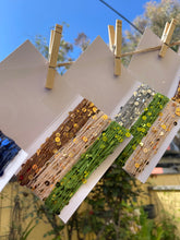 Load image into Gallery viewer, Set Royal Double Sequins Cotton Yarn for Nuno Felting, Knitting, 6mm & 3mm Sequins-The Garden of Felt by Marina