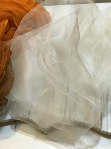 Margilan Silk Organza Gauze for Nuno Felting, Natural Silk Craft Supplies, Silk For Scarves, Margelan Silk Organza for Wet Felting-The Garden of Felt by Marina
