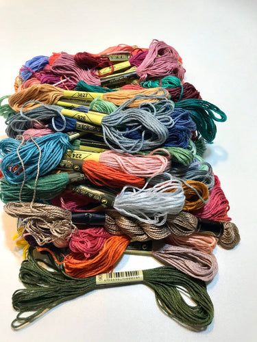 Rainbow Color Embroidery Floss, Cross Stitch Threads-The Garden of Felt by Marina