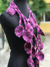 Load image into Gallery viewer, Knitted Scarf in purple color