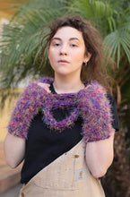 Load image into Gallery viewer, Knit Fingerless Gloves and Infinity Scarf Set