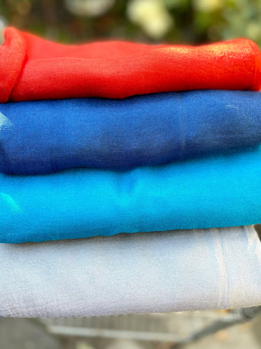 Valentines day gift, Dyed Margelan Rarefied Silk, Felted Supplies, Silk Fabric, Silk By Yard, Uzbek Natural Silk, Materials for Wet Felting