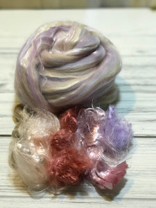 Kit for felting brooches. Supplies for Felting, DIY Kit-The Garden of Felt by Marina