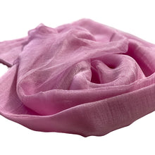 Load image into Gallery viewer, Pink Margilan Silk Gauze for Wet Felting, Craft Fabric Silk Natural Silk Silk For Scarves Hand Dyed, Price for 2 Meters-The Garden of Felt by Marina