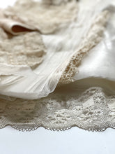 Load image into Gallery viewer, Vintage Lace, Margilan Silk Organza, Silk fibers for nunofelting-The Garden of Felt by Marina